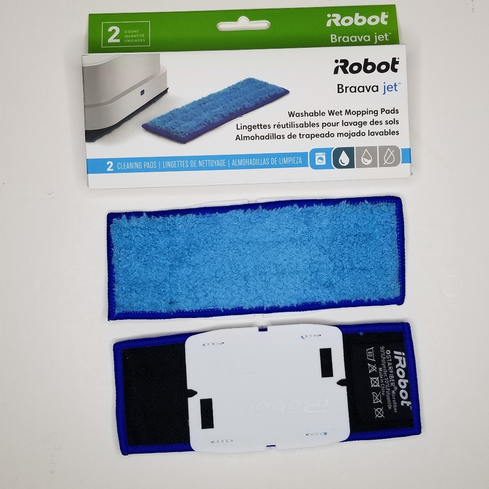 iRobot Braava Jet Authentic Mopping Pads 2 New Box - Picture 2 of 3